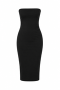 Hourglass Strapless Bodycon Dress - Blue - Product Image 3