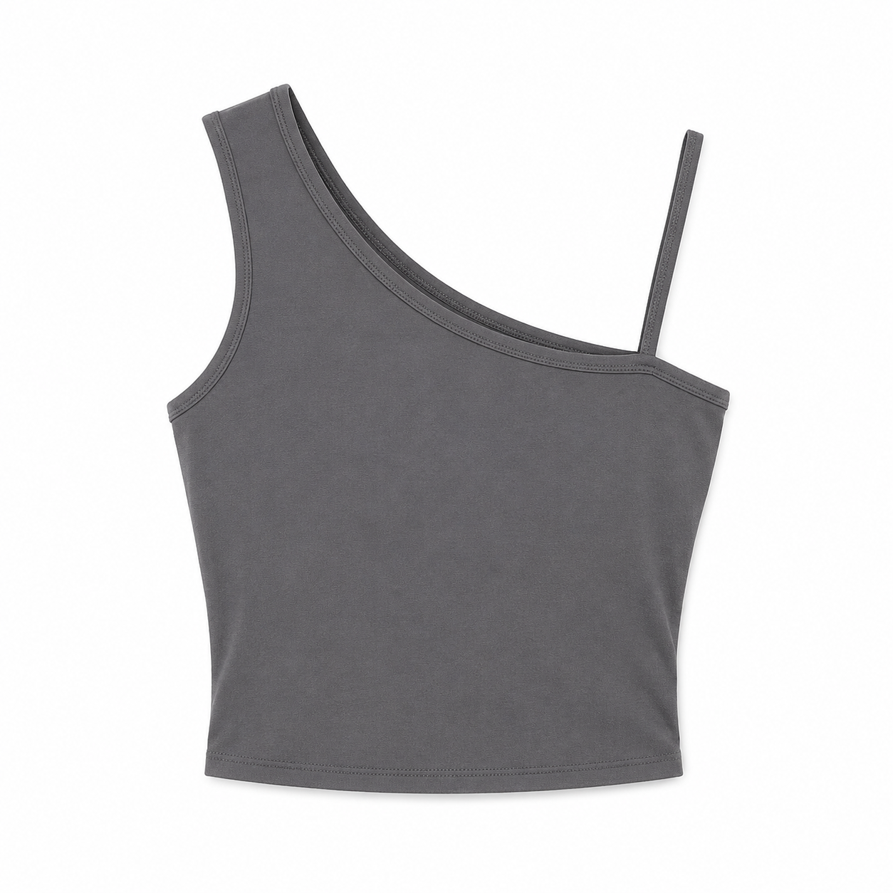 Women's Asymmetrical Cotton Tank Top - Product Image 6