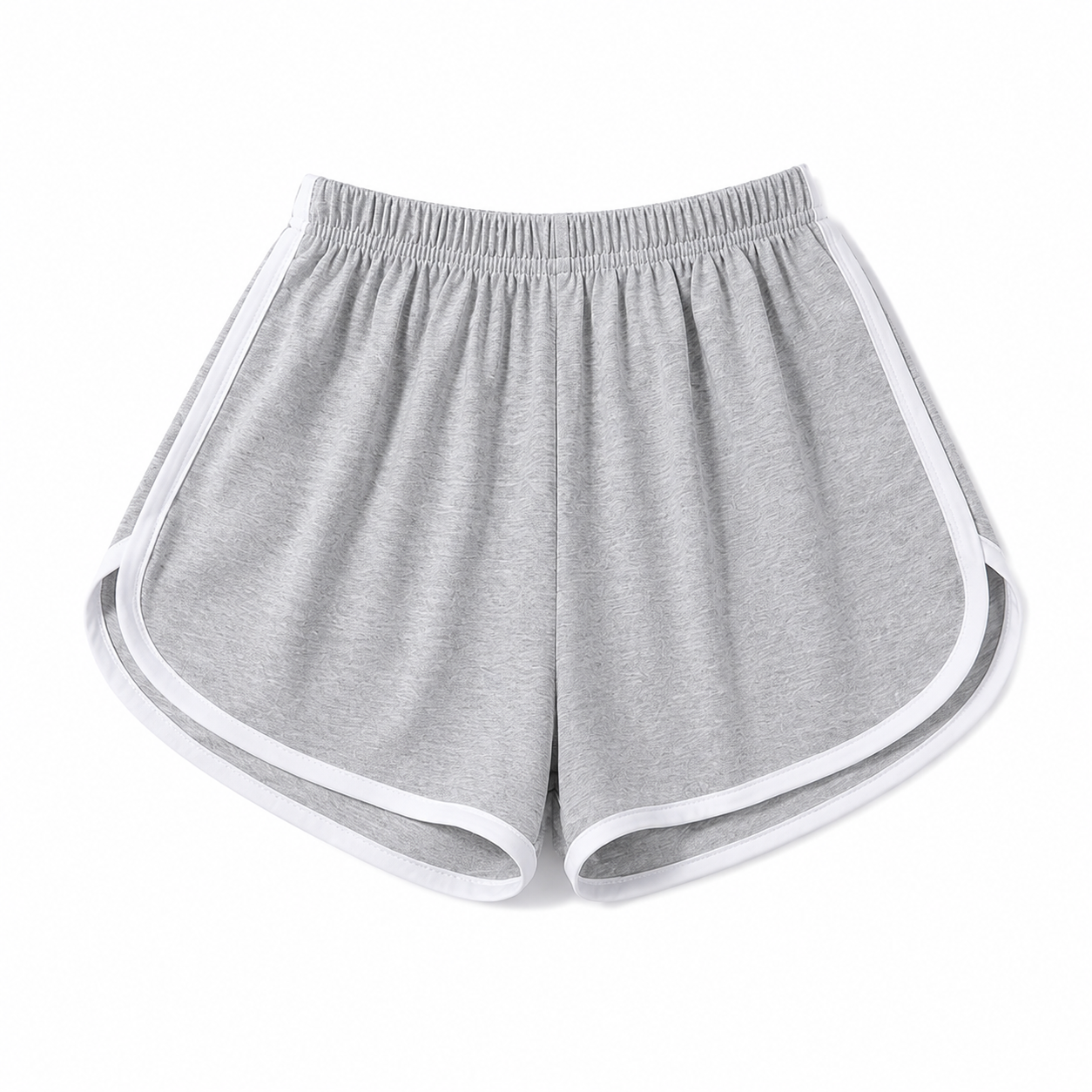 Women's Asymmetric Performance Crop Shorts - Black - Product Image 5