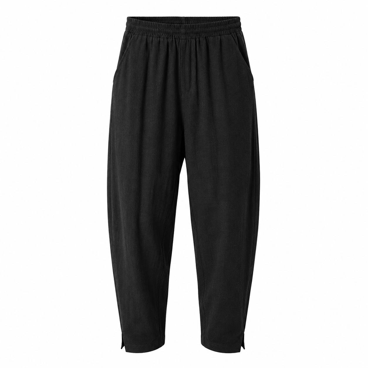 Men's Relaxed Drawstring Pants - Wine Red - Product Image 10