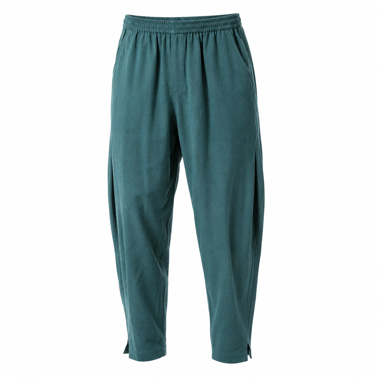 Men's Relaxed Drawstring Pants - Wine Red - Product Image 8