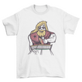 Men's Table Tennis Graphic T-Shirt - Pure White - Product Image 3