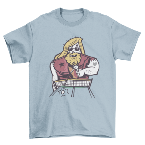 Men's Table Tennis Graphic T-Shirt - Pure White - Product Image 4