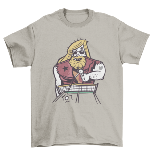 Men's Table Tennis Graphic T-Shirt - Pure White - Product Image 5