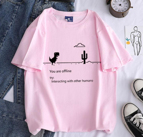 Men's Loose-Fit Graphic T-Shirt - Yellow - Product Image 9