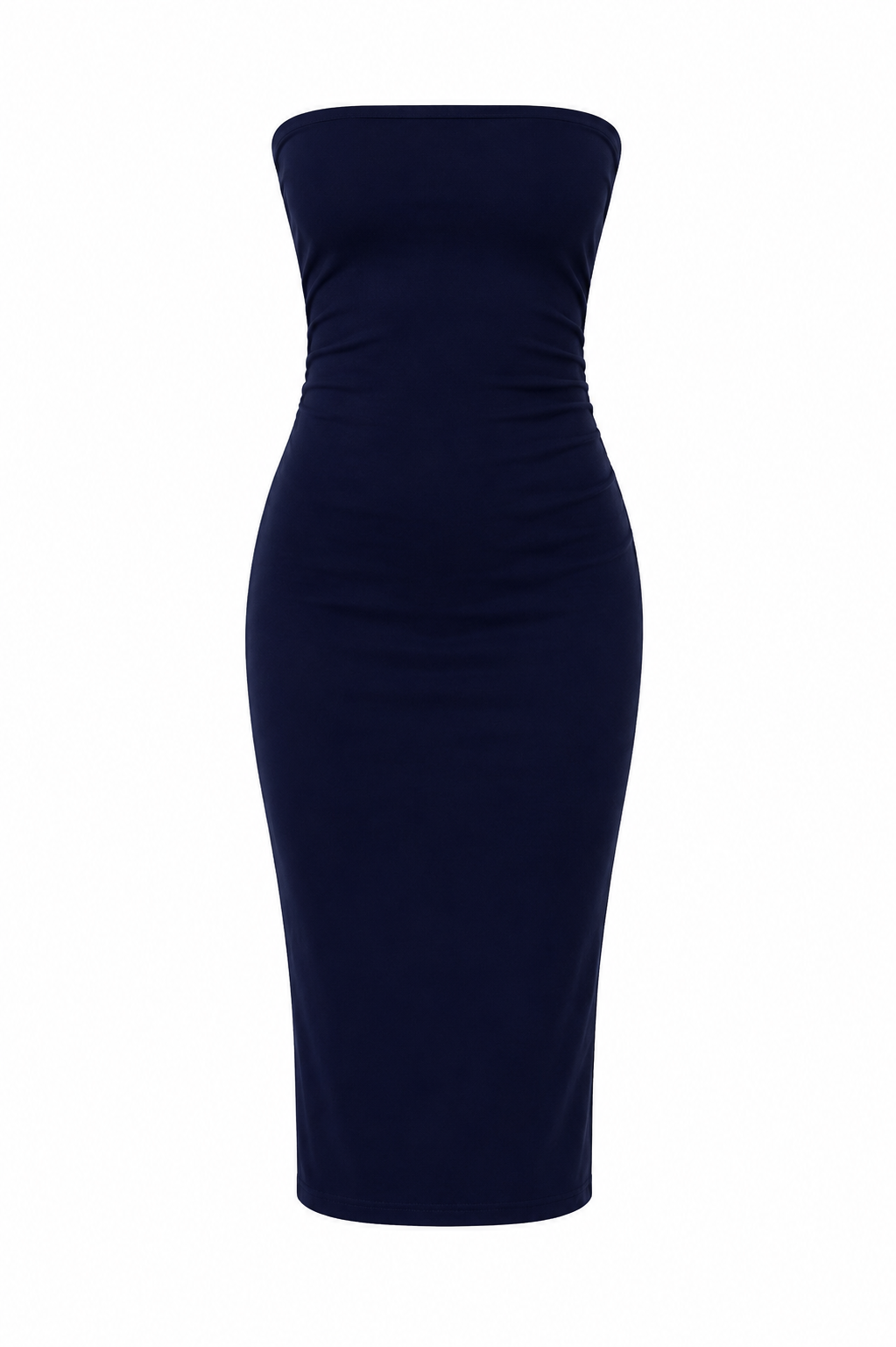 Hourglass Strapless Bodycon Dress - Blue - Product Image 4