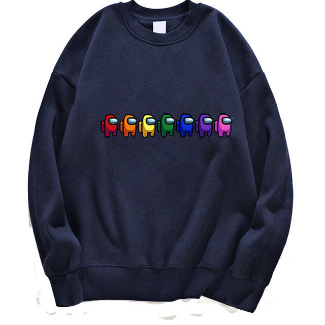 Space Crewmate Graphic Sweatshirt - Red - Product Image 9