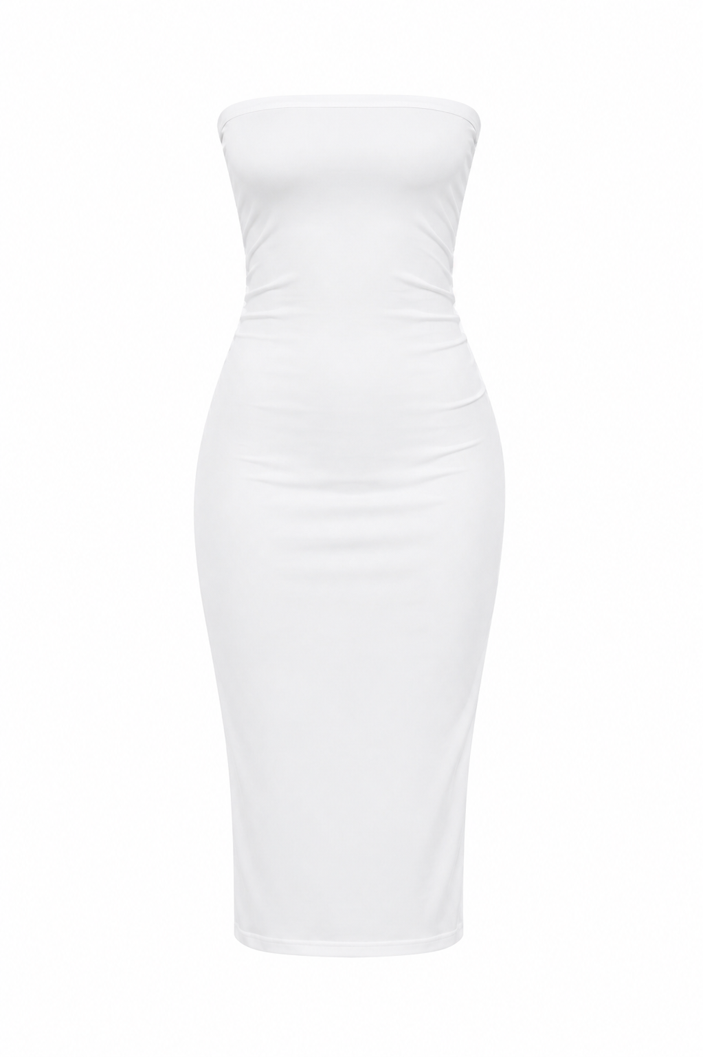 Hourglass Strapless Bodycon Dress - Blue - Product Image 5