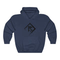 Korean Graphic Slouchy Hoodie - Navy Blue - Product Image 2