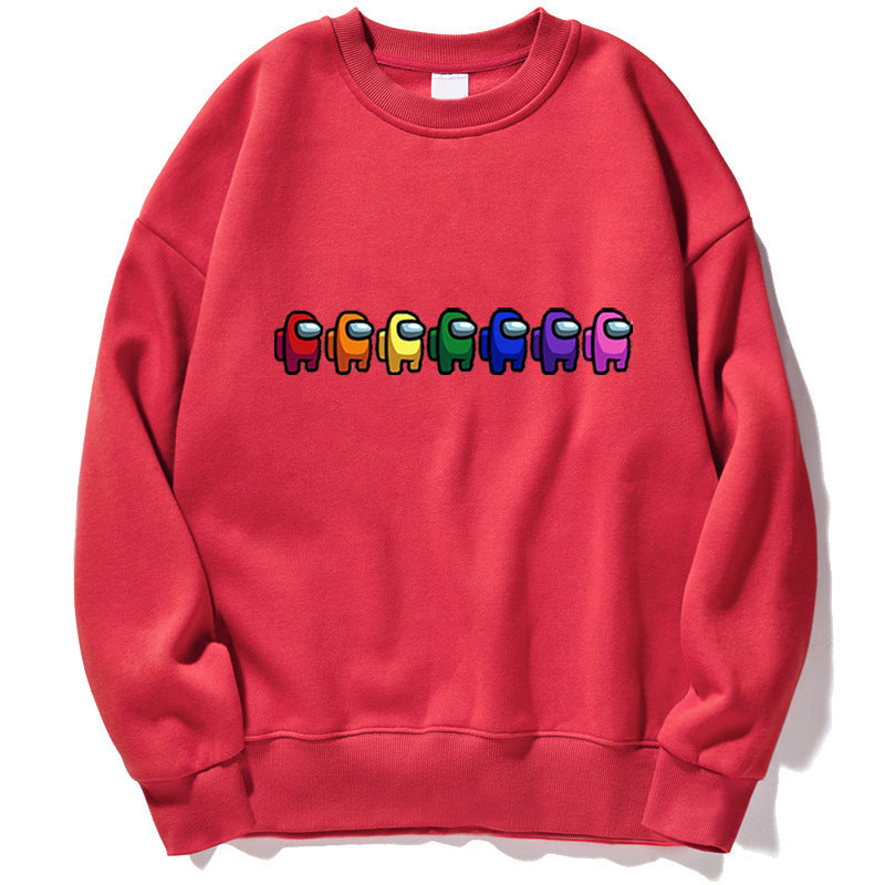 Space Crewmate Graphic Sweatshirt - Red - Product Image 8